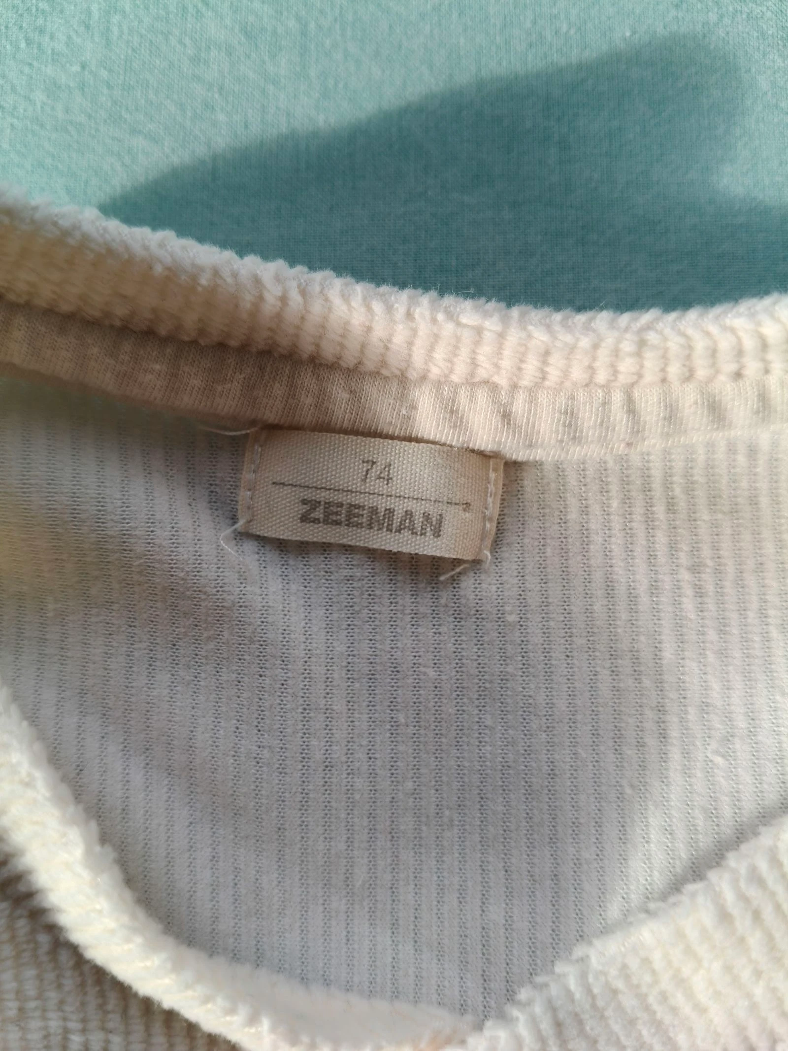 Warme uniseks pyjama Zeeman beige 74 cm – photo 3